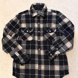 Plaid Button-Up Shirt